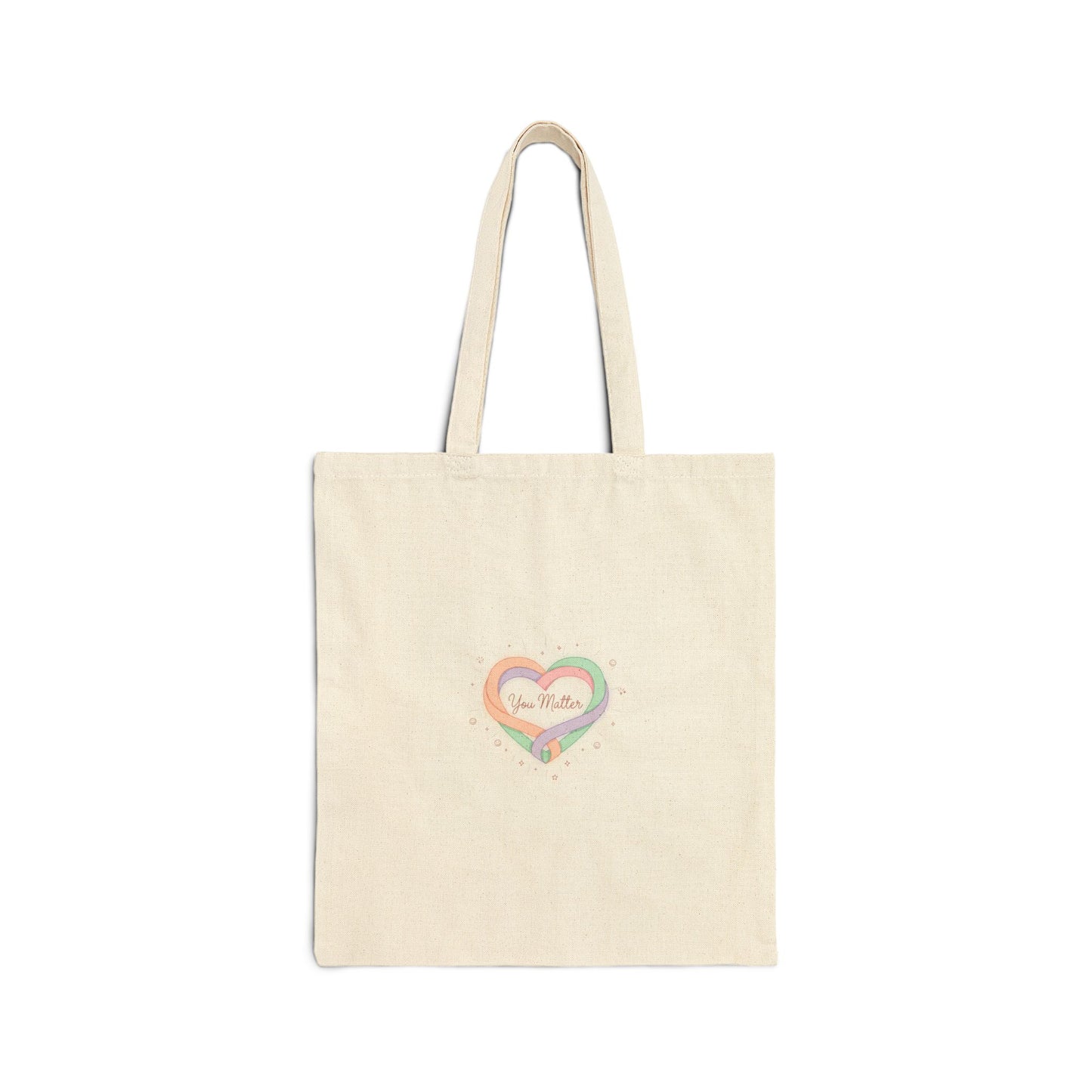 Soft Heart Pastel Tote | Micro-Romance Galentine’s, Self-Love Canvas