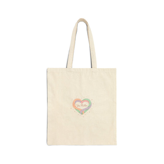 Soft Heart Pastel Tote | Micro-Romance Galentine’s, Self-Love Canvas